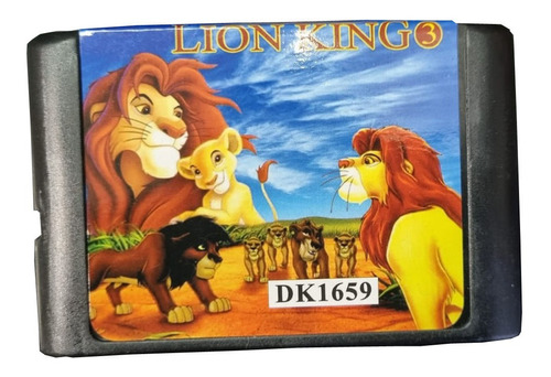 Cartucho El Rey Leon 3 Lion King | 16 Bits Retro -museum-