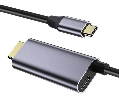 Cable Tipo C A Hdmi Compatible Con Adaptador De Vídeo Usb-c