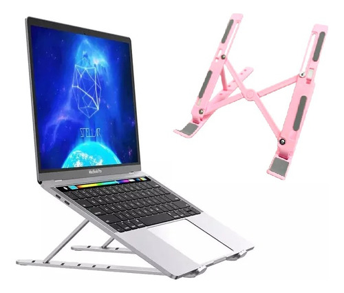 Soporte Plastico Notebook Base Tablet Ergonomico Regulable