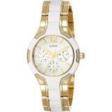 Reloj Guess Para Mujer W0556l2 Tono Dorado Multifuncional Wr