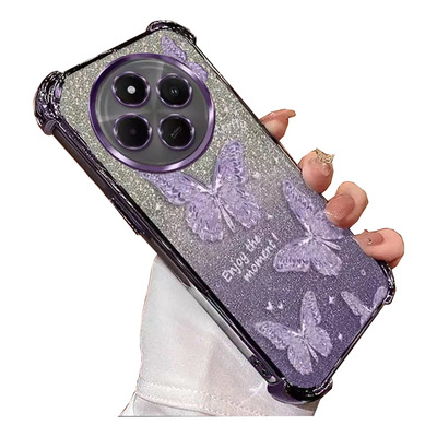 Funda Para Poco C75/redmi 14c Rudo Uso Mujer Transparente