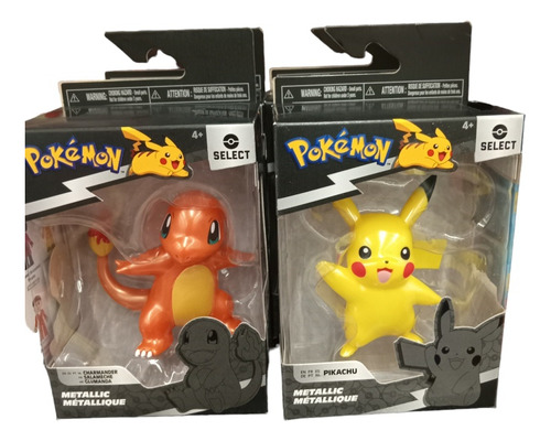 Figuras De Pokemon Series 1 Metallic 