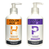 2 Cremas De Peinar Color Age X 300 Ml. Keratina , Girasol  