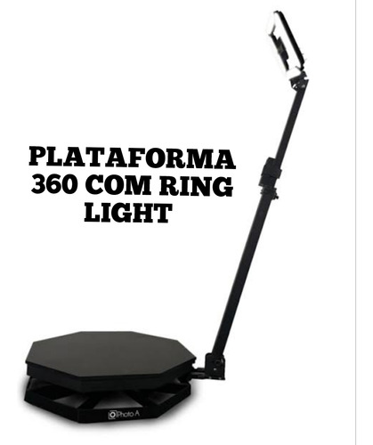 Plataforma 360 Com Ring Light