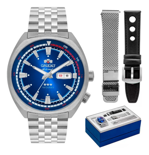 Relógio Orient Edição Especial 50 Anos Azul - F49ss029 D1sx