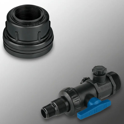 Kit Válvula Maestra + Conector Para Tinaco Rotoplas  | Envío gratis