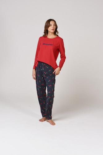 Pijama Conjunto Mujer Invierno Comodo 