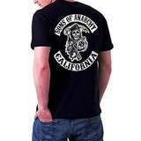 Camisa Camiseta Sons Of Anarchy Soa Moto Harley