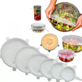 Tapas De Silicona X6 Reutilizables Moderno Cocina Bowls Tv