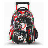 Mochila Escolar Footy Carro 18 Con Luz Led 