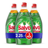 Pack Lavatrastes Salvo Limon X3 Unidades 2.25 Litros