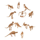A 12 Piezas Novedad De Dinosaurios Surtido Figuras Esqueleto