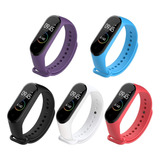 Kit 5 Pulseiras Extra Nsmart Compatíveis Com Mi Band 3 / 4