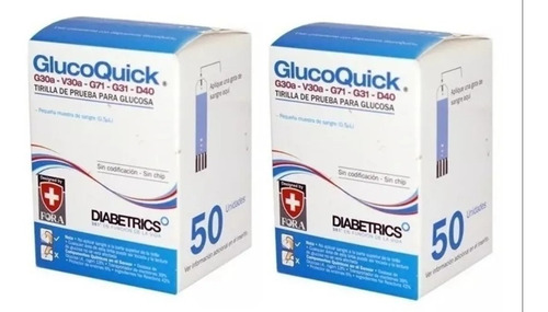 100 Tiras Glucoquick G30a 