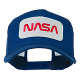 Nasa Gorra Trasera De Malla Bordada Con Logotipo