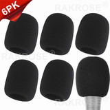 6pk Esponja Para Micrófono Audio Anti Pop Viento Condensador