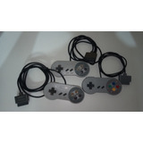 Lote De 3 Controles De Super Nintendo No Estado