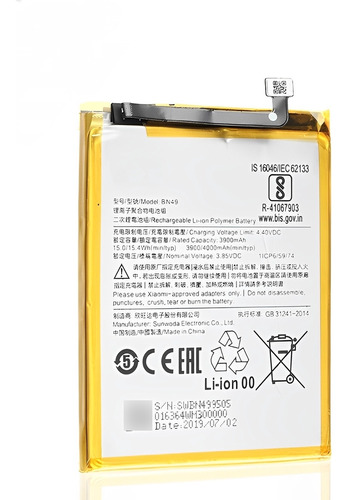 Batería Para Xiaomi Redmi 7a Calidad Garantizada 