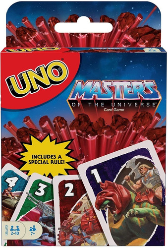 Jogo De Cartas Uno Master Of Universe Motu He Man - Mattel