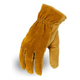 Guantes Trabajo Piel Uld-c5-02-s, Pequeos, Tan