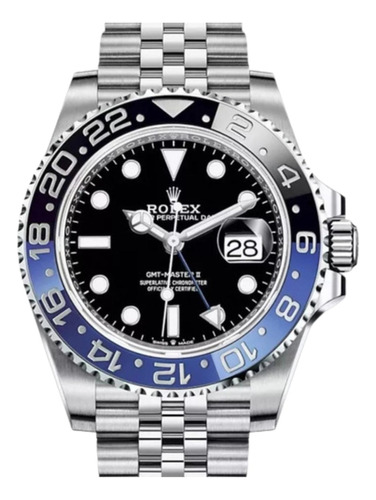 Relógio Rolex Gmt Master 2 Jubilee Base Eta Caixa Simples