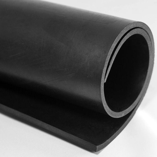 Placa Neopreno Sbr Hule Negro  Rollo 1/8  X 1 M X 10 M. Long