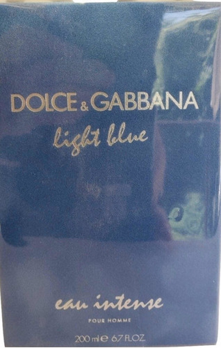 Perfume Dolce Gabbana  Light Blue Intense Men X 200