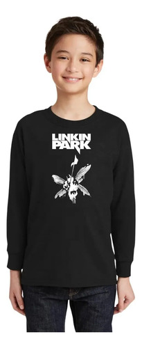 Playera M Larga Niño Niña Linkin Park Hybrid Theory 001178