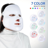 7 Cores Levou Máscara Facial Terapia De Luz Máscara Facial P