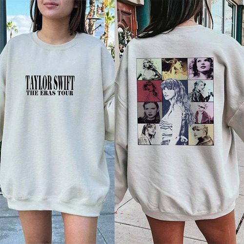 Taylor Swiift Eras Tour Merch Buzo Cuello Redondo - 1989