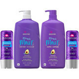 Aussie Moist Shampoo/cond.  865ml + 2 Máscara 236ml Kit C/4