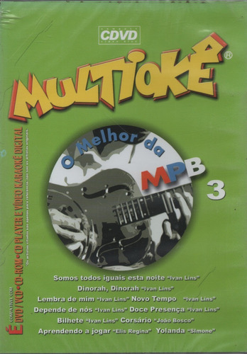 Dvd Multiokê Karaokê  - O Melhor Da Mpb 3