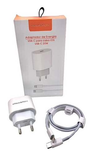 Carregador Usb-c Apple 20w E Cabo Lightning Usb-c iPhone