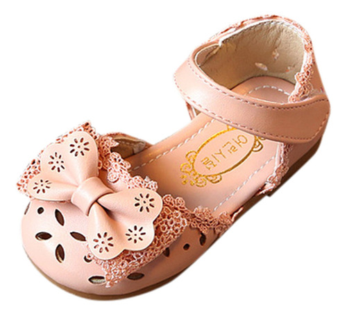 Sandalias Elegantes De Princesa Con Lazo Y Flores Para Niñas