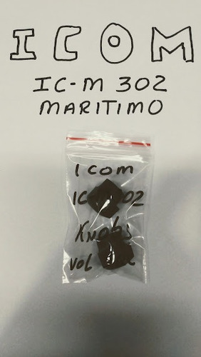 Radio Icom Ic-m302 Icm302 Maritimo Knob Vol + Can