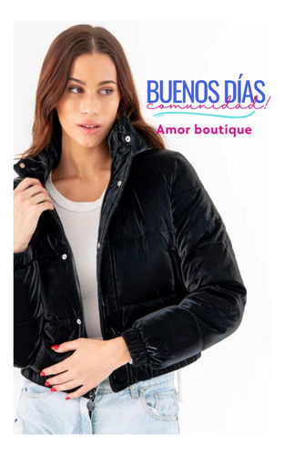 Campera Puffer Importada Con Piel. ¡lo Más Trendy!