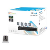 Kit Hilook 2mpx 4 Camara Dvr 4ch Colorvu Microfono  3 Tb