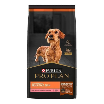 Alimento Pro Plan OptiDerma Sensitive Skin Adult para perro adulto de raza pequeña sabor salmón y arroz de 3 kg | Envío gratis