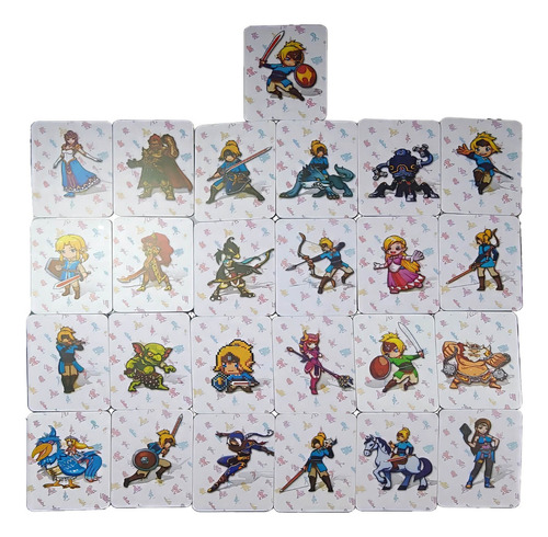 25 Mini Tarjetas Amiibo Colección Zelda Botw Nintendo