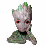 Groot Guardiões Da Galaxia 10cm Enfeite Aquario Resina