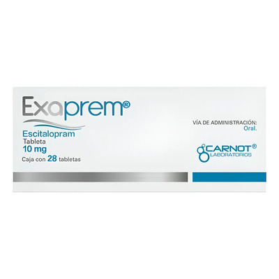 Exaprem 10 mg Caja 28 Tab | Envío gratis