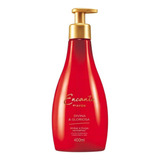 Loção Corporal Hidratante Avon Encanto Divine & Glorious - 400 Ml Em Dispensador De Frutas Vermelhas E Âmbar