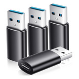 Adaptador De Usb Usb C Pack De 4 Cargador De iPhone 15,...