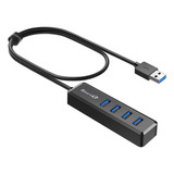 Hub Usb 4 Puertos Usb 3.0 Cable 60 Cm