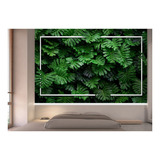 Adesivo De Parede Mural Verde Plantas Folhas 8,5m² Xna250