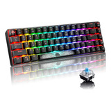 Selorss T8 Pro - Teclado Mecánico Para Juegos 60% Con Cable,