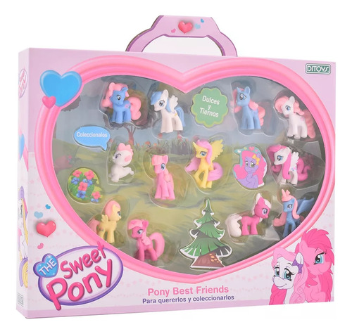 Sweet Pony Y Sus Mejores Amigos Set X12  Ditoys