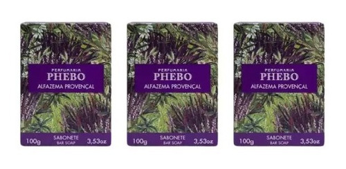 Phebo Alfazema Provençal Sabonete 100g (kit C/03)