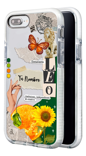 Funda Para iPhone Mujer Signo Zodiaco Leo Tu Nombre