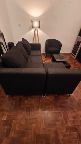 Sillón De 3 Cuerpos + Camastro Móvil Con Patas De Aluminio